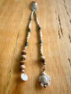 Boho Hair Beads-Handmade Hair Jewelry-Natural Materials-Earth Collection-E4